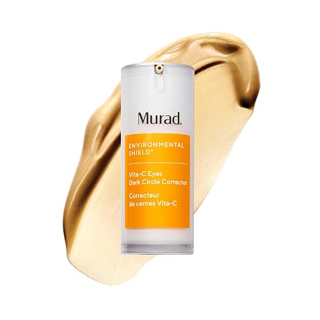Murad Vita-C Eyes Dark Circle Corrector Gold-Stabilized Vitamin C, Algae, and Cucumber Eye Serum for Brightening, Reducing Puffiness, and Smoothing Fine Lines 0.5 Fl Oz