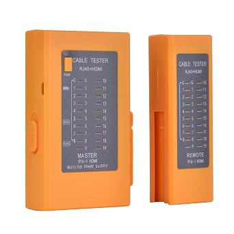 2 in 1 HDMI Cable Tester and Network Cable Tester,RJ45 Cat5 Cat6 HDMI Wire Tester
