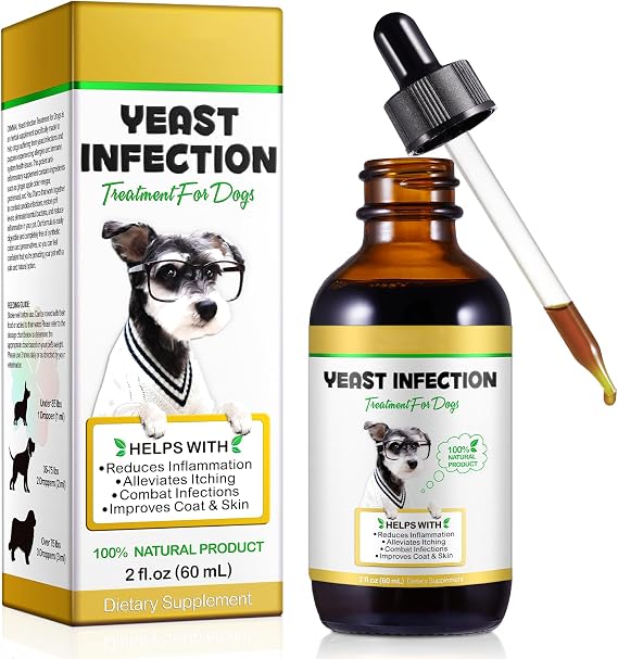 Natural Herbal Supplement for Dogs, Helps Maintain Ear Health and Soothe Skin, 2 fl oz