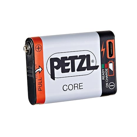 Petzl CORE Rechargeable Battery (1250 mAh) for Hybrid Headlamps - Micro-USB