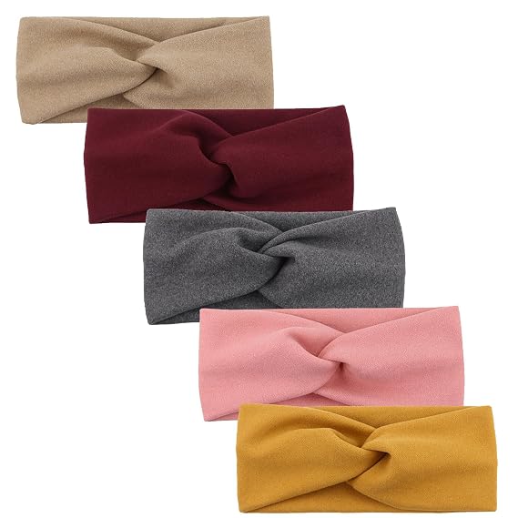 Baby Girls Headbands Super Soft Elastic Hairbands Stretchy Nylon Headbands Hair Accessories for Baby Girls Newborn Infant Toddlers Kids