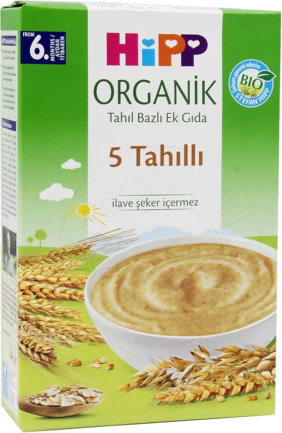HiPP Organik 5 Tahıllı Tahıl Bazlı Ek Gıda 200 gr