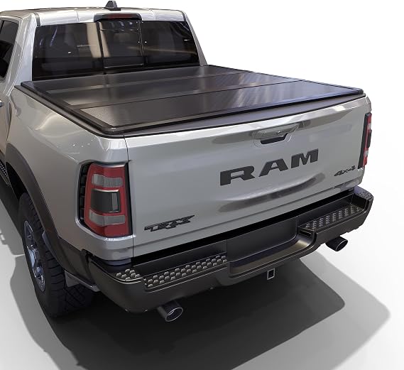 Tutel Hard Shell Folding Truck Bed Tonneau Cover|Fits 2009-2026 Dodge Ram 1500 5' 7" Bed Without Ram Box (67.4") - TULH011