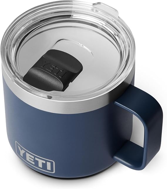 YETI Rambler 14 oz (414 ml) Stackable Coffee Mug, Navy