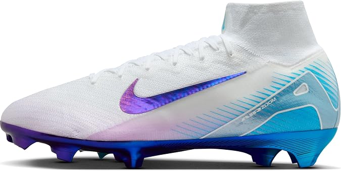 Nike Men Mercurial Superfly 10 Elite As Fg High-top-fußballschuh Soccer Shoe, White Multi Color, 40 EU