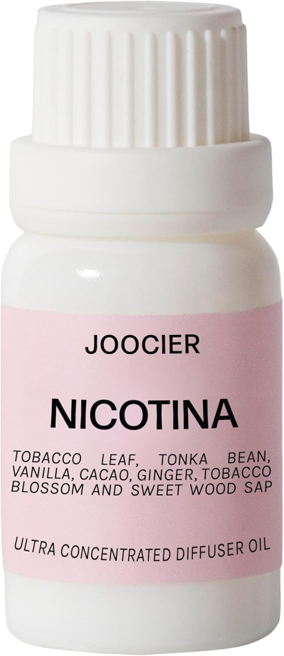 Nicotina Diffuser Oil- Tobacco, Vanilla, Cacao Tobacco Vanille Inspired Luxury Home Fragrance Essential Oils Blend for Ultrasonic Diffuser Scent Projects for Home (.33 oz/10 ml)