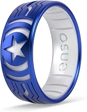 Enso Rings Silicone Ring - Marvel Characters DualTone Collection - Comfortable Contour Fit - Ideal For Active Use