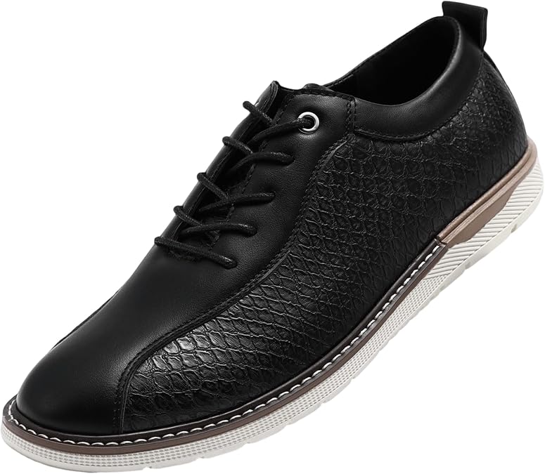 Allthemen Mens Casual Dress Shoes Business Casual Lace Up