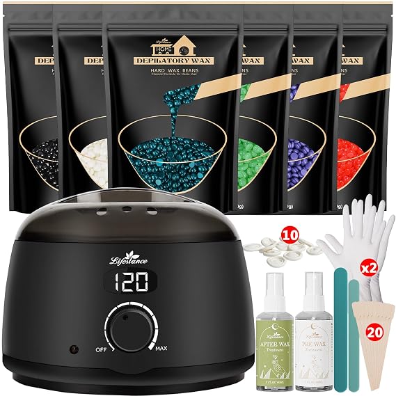 Lifestance L2 Digital Wax Warmer + Whole Body Wax Beads