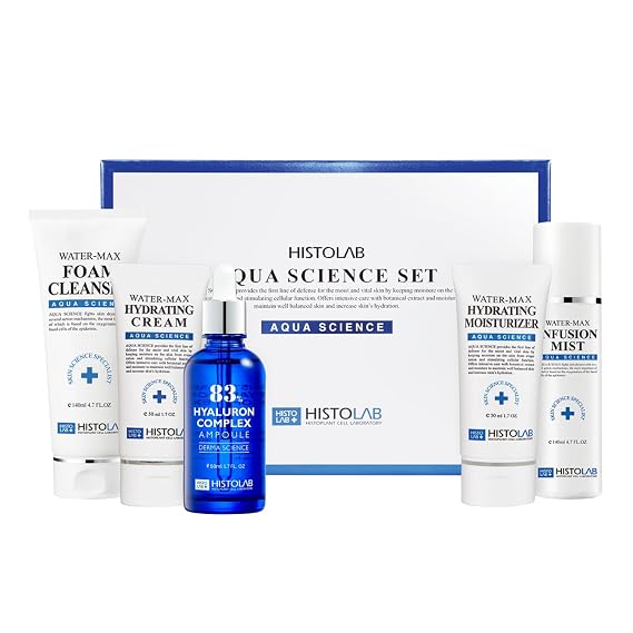 HISTOLAB Aqua Science Gift Set | For Dry Skin | A Set of 5 Aqua Science Products