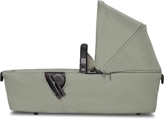 Joolz AER+ Carrycot for Newborn (0-6 Months) - One-Hand Foldable Cot - Breathable Mattress - Lightweight Stroller Bassinet for Baby (Up to 20lbs)- Extended Sunhood - Water-Repellent (Sage Green)
