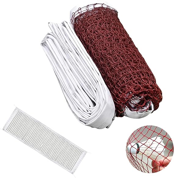 Foldable Badminton Net Portable Adjustable Volleyball Tennis Net | Training Mesh For Garden Schoolyard Outdoor Sports 6.1X0.76M