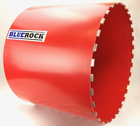 BLUEROCK 20" inch Diamond Wet Core Drill Bit, Pro Series, for Concrete, Rebar, Brick, Block, Masonry & Asphalt, 1-1/4" Thread