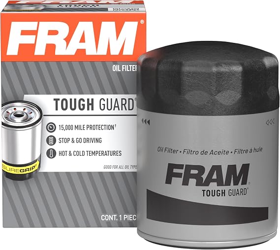 FRAM Tough Guard Replacement Oil Filter TG3387A, Designed for Interval Full-Flow Changes Lasting Up to 15K Miles