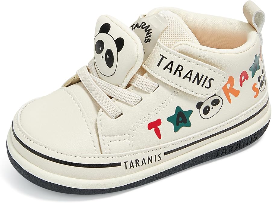 TARANIS Toddler Shoes Soft Rubber Sole First Walking Shoes Baby Breathable Sneakers
