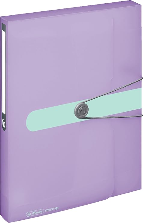 Herlitz Easy Orga To Go Archive Box Polypropylene A4 Pastel a4 lilac
