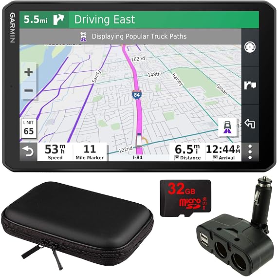 Garmin dezl OTR800 8" GPS Truck Navigator (010-02314-00) with Accessory Bundle