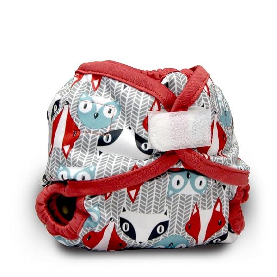 Kanga Care Rumparooz Double Leg Gusset Reusable Cloth Diaper Cover Newborn Aplix Clyde 4-15lbs