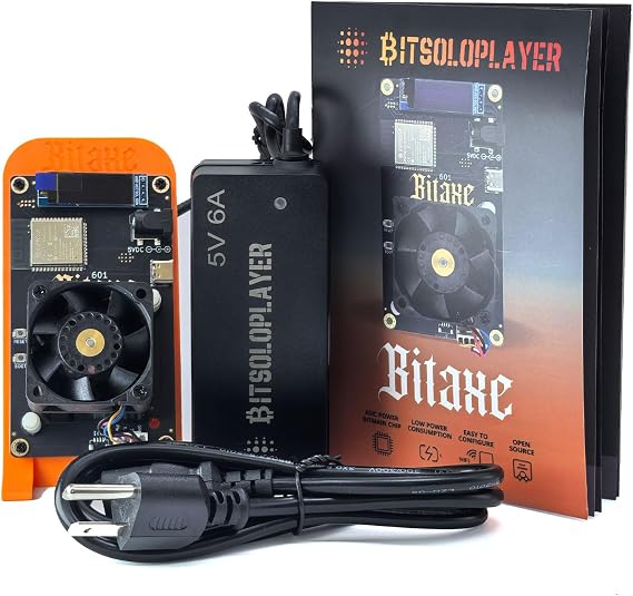 Bitcoins Miner 1.2TH/s Bit Gamma 601 Solo Miner BM1370 Asic Chip 2.4G WiFi 18W/TH BTC Lottery Crypto Miner with S21 Pro Asic Bitcoins Mining Machine Micro Silent Home Use