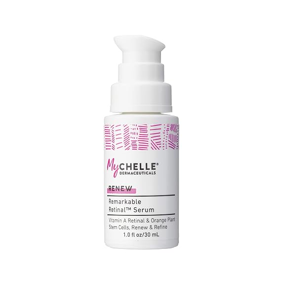 MyChelle Dermaceuticals Remarkable Retinal Serum (1 Fl Oz) - Anti Aging Serum with Potent Vitamin A and Plant Stem Cells to help Reduce Appearance of Fine Lines and Wrinkles