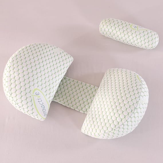Pregnancy Pillow for Sleeping, Side Sleeper Soft Pregnancy Body Pillow Support for Back, Belly, HIPS, Legs of Pregnant Women, Maternity Pillow with Detachable and Adjustable Pillow Cover (Green)