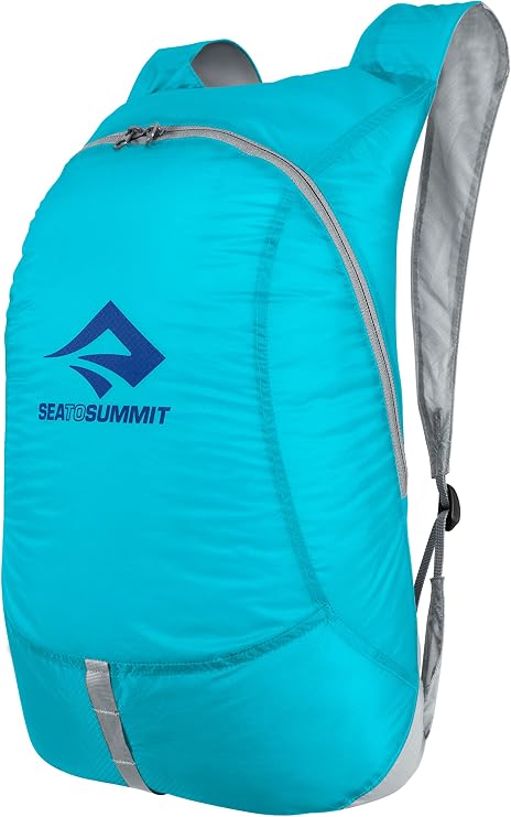 Sea to Summit - Ultra-Sil Daypack - Water Resistant & Ultralight Backpack - Cordura Fabric 30D - Egg Size Pack Sack - 2-Way Zip - For Travel