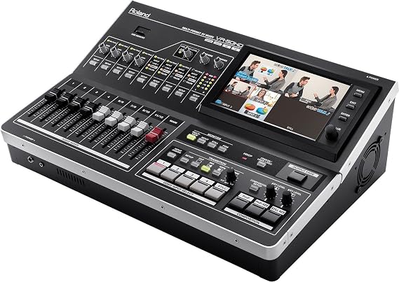 Roland VR-50HD All-in-One HD Multi-Format AV Mixer with USB 3.0 for Web Streaming & Recording