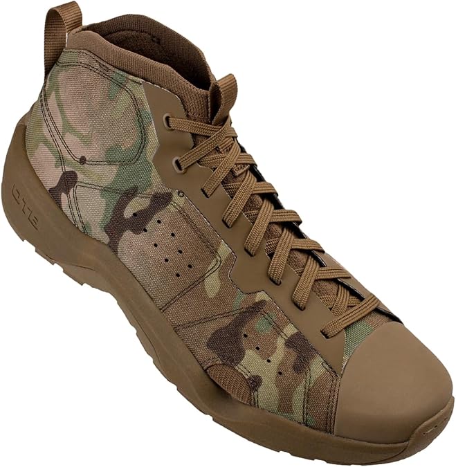 OTB Boots Pirata Elite Boots Black Maritime Tactical Boots for Men, Lightweight Amphibious Combat Boot with Drainage Ports, Quick-Dry Mesh, High-Traction Grip & Load Support
