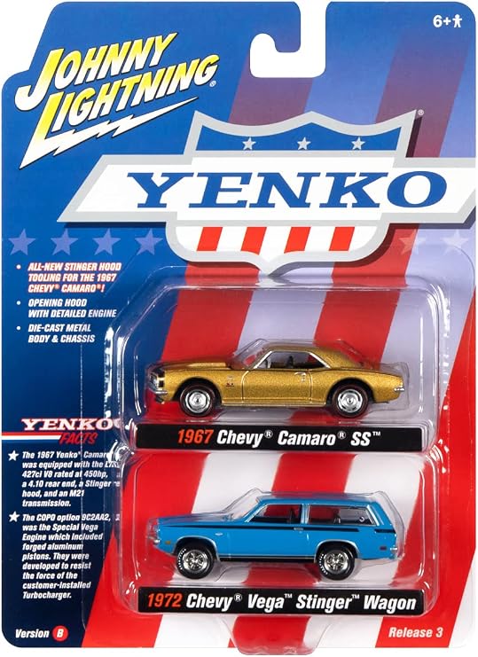 Johnny Lightning Themed 2pk 2021 R3 Version B Yenko,JLSP170B