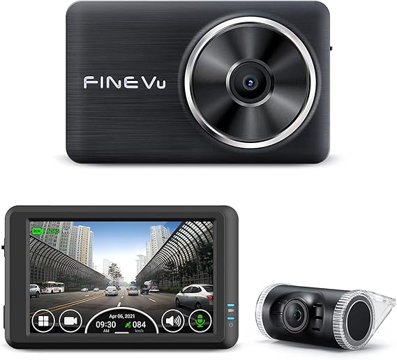 FineVu LX2000 FullHD 2 Kameralı IPS Dokunmatik Kod Ekranlı GPS+ADAS Plus HDR ARAÇ KAMERASI