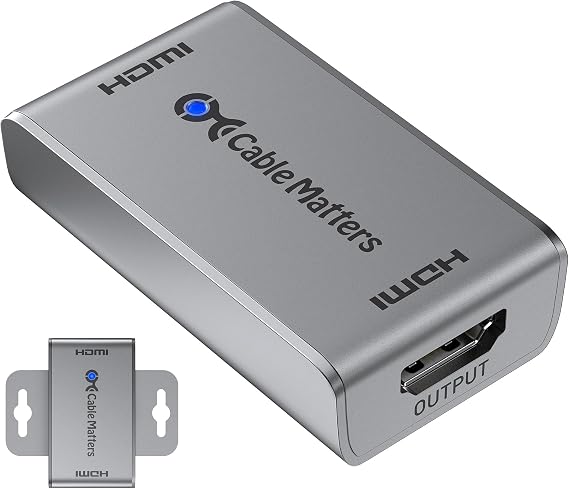 Cable Matters Mountable Active 8K HDMI 2.1 Coupler, up to 50ft