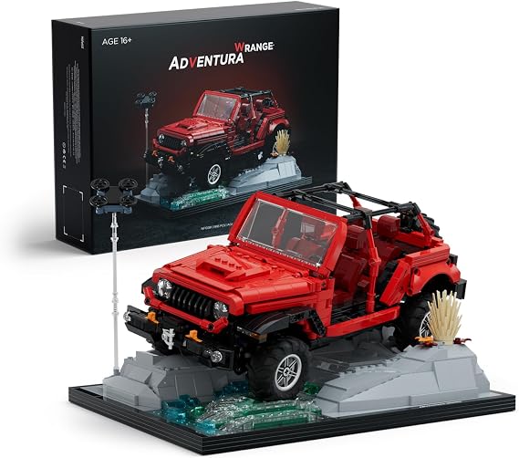 Nifeliz Wrange Pick-Up Car Building Set, NF10281