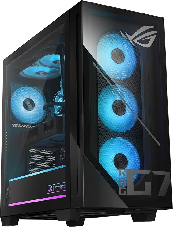 [2025] ASUS ROG G700 (G700TF-DS774) Gaming Desktop PC: Intel Core Ultra 7 265F, 64GB DDR5 RAM, 2X 2TB NVMe SSD, NVIDIA GeForce RTX 5070, Windows 11