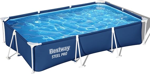 Bestway 9ft x 6.7ft x 26in Steel Pro Above Ground Pool, Metal Frame