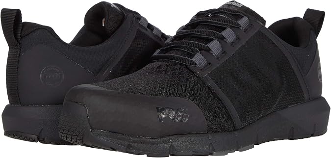 Timberland PRO Men's Radius Composite Safety Toe Industrial Athletic Work Shoe, Black, 7.5 W