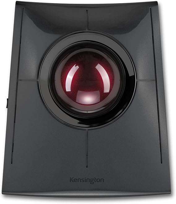 Kensington SlimBladeTM Pro Wireless Trackball, Rechargeable Battery, Bluetooth 2.4GHz Connection Options (K72080WW) | Rechargeable battery, Bluetooth and 2.4GHz connection options, precise ergonomic control