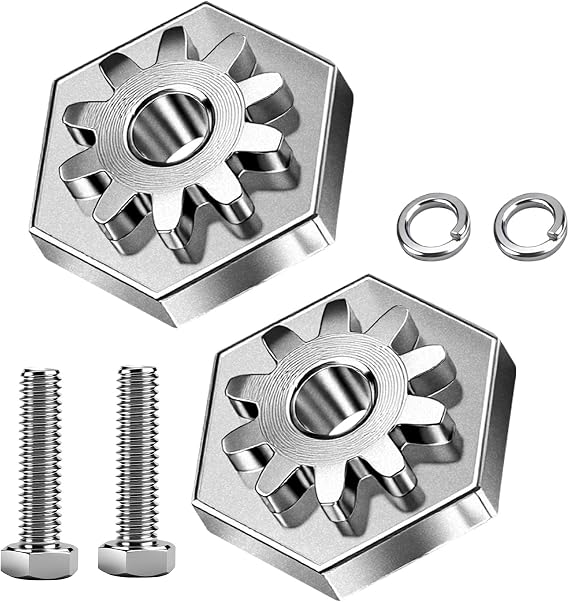 917-04074 Deck Adjustment Gear, Compatible with Cub Cadet MTD, with 710-0528 Hex Screw & 936-0119 Lock Washer Kit