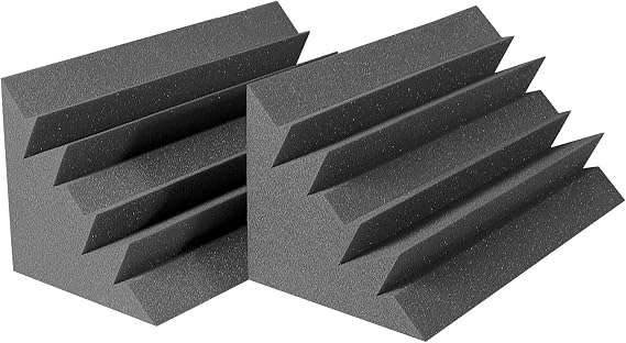 Auralax LENRD Bass Traps, 12-Inch by 12-Inch by 24-Inch, Pack of 2, Charcoal