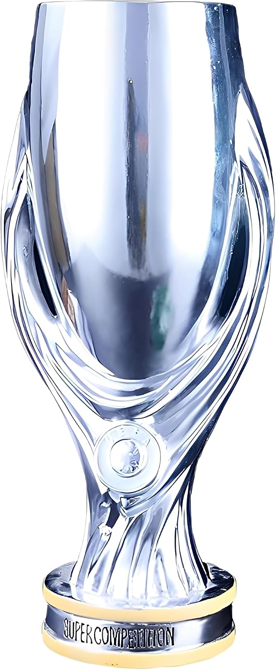Europa Super Cup Champions Trophy Supercup League Trophies Football Fans Collectibles Home Bar Office Table Decor,17.3inch/44cm