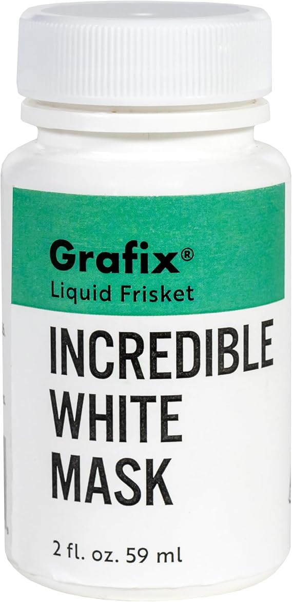 Grafix Incredible White Mask Liquid Frisket, 2 oz