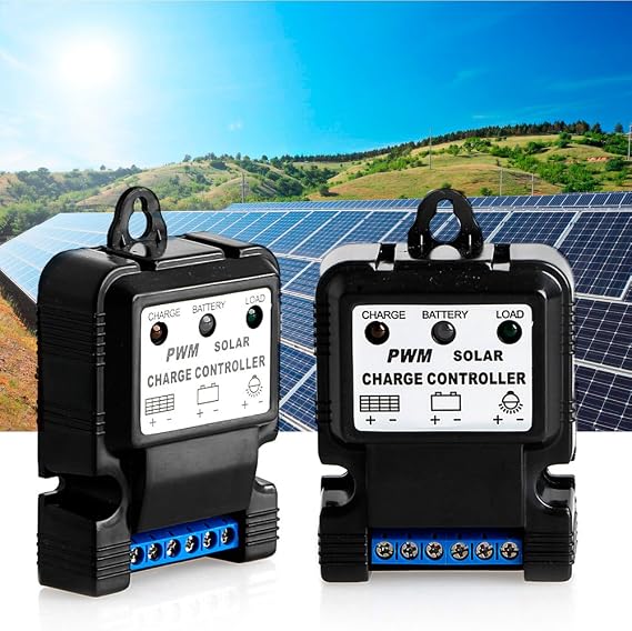 Amrka 6V 12V 10A Auto Solar Panel Charge Controller Battery Charger Regulator PWM