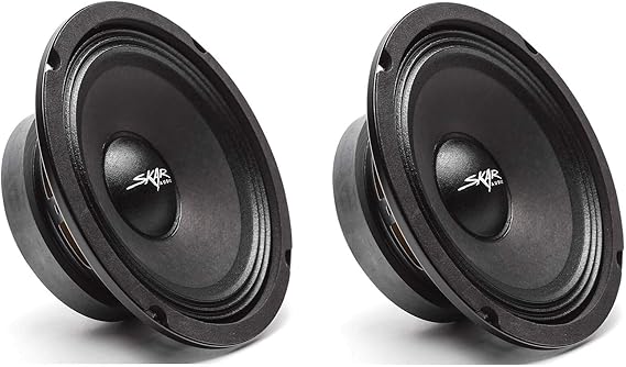 Skar Audio (2) FSX65-4 (2) FSX65-4 300-Watt 6.5-Inch 4 Ohm MID-Range Loudspeakers - 2 Speakers Black