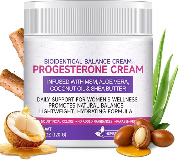 Wild Yam Cream, Topical + Natural Wild Yam Cream for Hormone Balance, Support Perimenopause & Menopause Relief, Nourish The Skin, Daily Moisturiser for Women 4.23Oz
