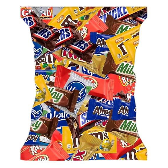 CandyKrave Halloween Assorted Chocolate Candy Variety Pack - 3lb Assorted Bulk Chocolate Candy & Chocolate Gifts - Halloween Chocolate Candy Individually Wrapped- Mixed Candy Chocolate Assortment Bags