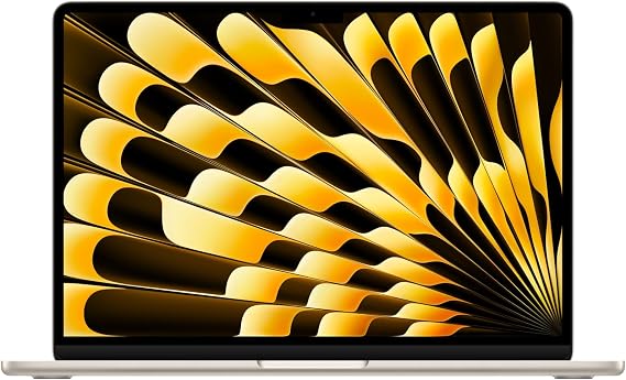 Apple 2026 MacBook Air 13" Notebook with M5 Chip: AI and Apple Intelligence, 13.6" Liquid Retina Display, 16GB Unified Memory, 512GB SSD Storage, 12MP Center Frame Camera, Japanese Keyboard, Touch ID - Starlight