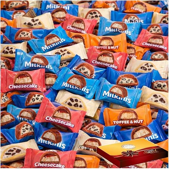 Assortment Mini Chocolates 9.25g, 5 Flavours, 50 Chocolates