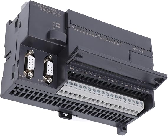 DC24V PLC Control Programmable Logic Controller, 3U14MR 16 in 12 Out Industrial Control Board, PLC Programmable Logic Controller Relay Input Output, Industrial Computer