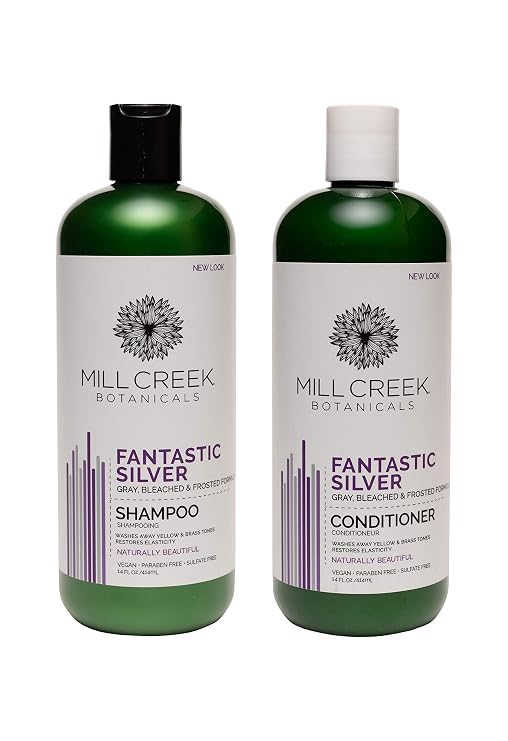 Mill Creek Fantastic Silver Shampoo and Conditioner Bundle