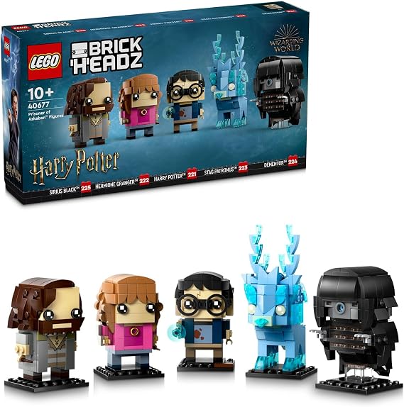 LEGO BrickHeadz Harry Potter Azkaban Tutsağı Figürleri 40677-10 Yaş ve Üzeri Çocuklar için Dekoratif, Hediyelik Yaratıcı Model Yapım Seti (697 Parça)