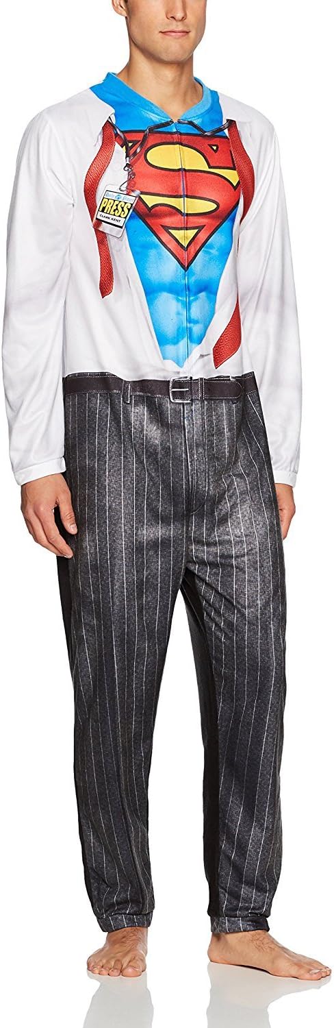 Superman Clark Kent Union Suit Sleepwear